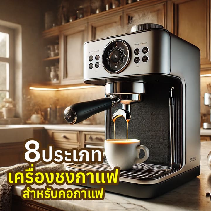 เครื่องชงกาแฟ 8 ประเภท